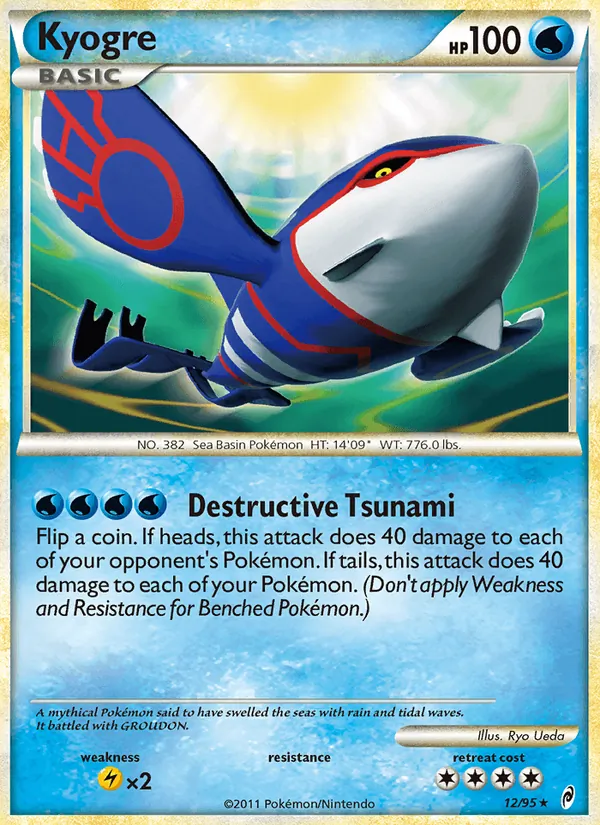 Carte Kyogre 12/95 – L&rsquo;Appel des Légendes