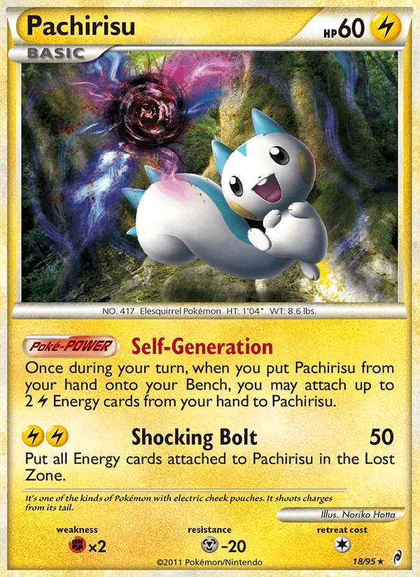 Carte Pachirisu 18/95 – L&rsquo;Appel des Légendes