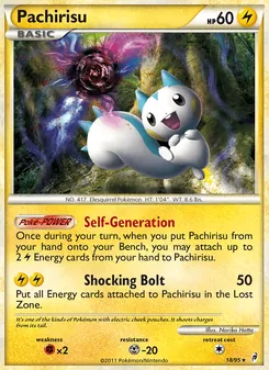 Carte Pachirisu 18/95 – L&rsquo;appel des Légendes