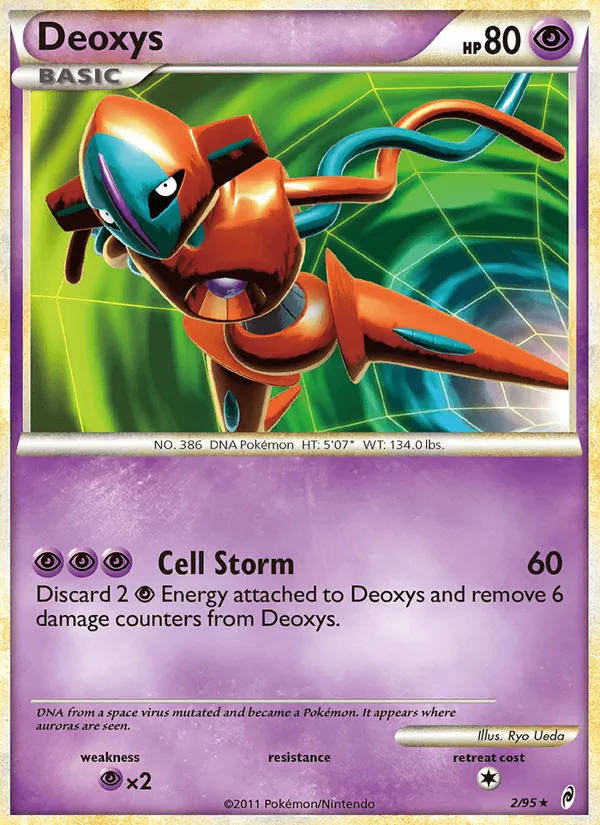 Carte Deoxys 2/95 – L&rsquo;Appel des Légendes