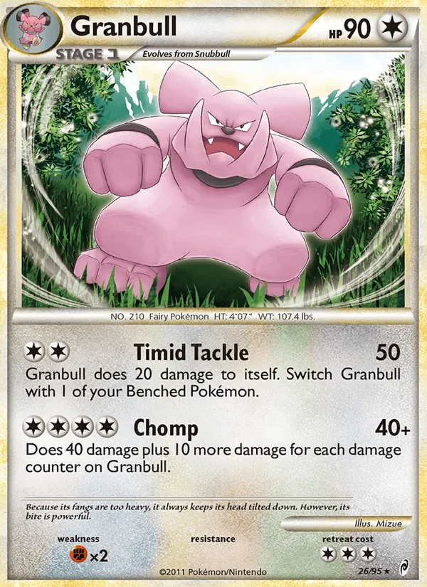 Carte Granbull 26/95 – L&rsquo;Appel des Légendes