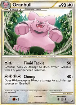 Carte Granbull 26/95 – L&rsquo;appel des Légendes