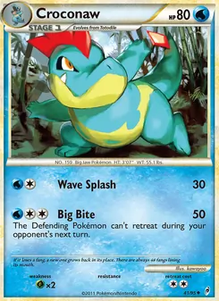 Carte Crocrodil 41/95 – L&rsquo;appel des Légendes