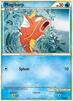 Carte Magicarpe 61/95 – L&rsquo;appel des Légendes