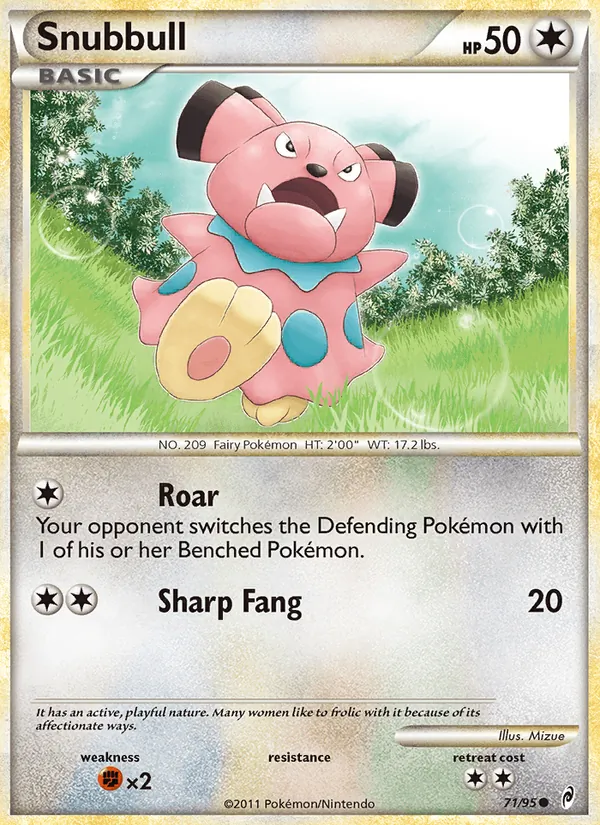 Carte Snubbull 71/95 – L&rsquo;Appel des Légendes