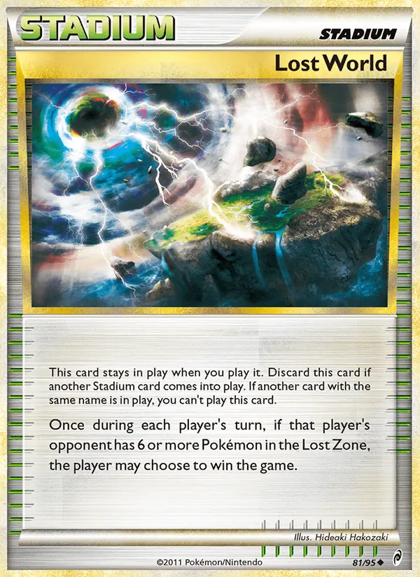Carte Monde perdu 81/95 – L&rsquo;Appel des Légendes