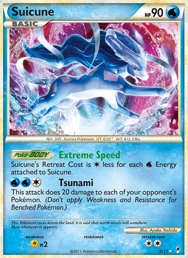 Carte Suicune SL11 – L&rsquo;Appel des Légendes