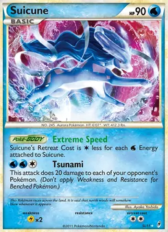 Carte Suicune SL11 – L&rsquo;Appel des Légendes