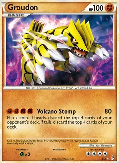 Carte Groudon SL4 – L&rsquo;Appel des Légendes