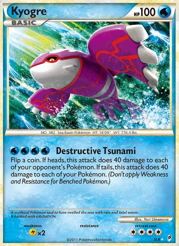 Carte Kyogre SL6 – L&rsquo;Appel des Légendes