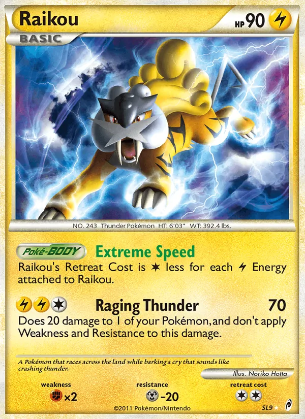 Carte Raikou SL9 – L&rsquo;Appel des Légendes