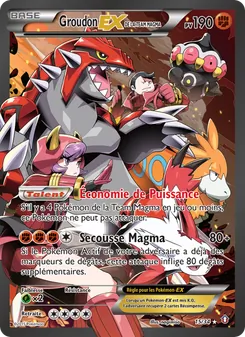 Carte Groudon-EX de la Team Magma 15/34 – Double Danger