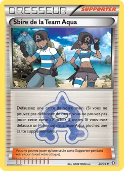 Carte Sbire de la Team Aqua 26/34 – Double Danger