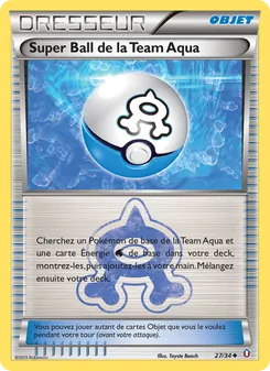 Carte Super Ball de la Team Aqua 27/34 – Double Danger