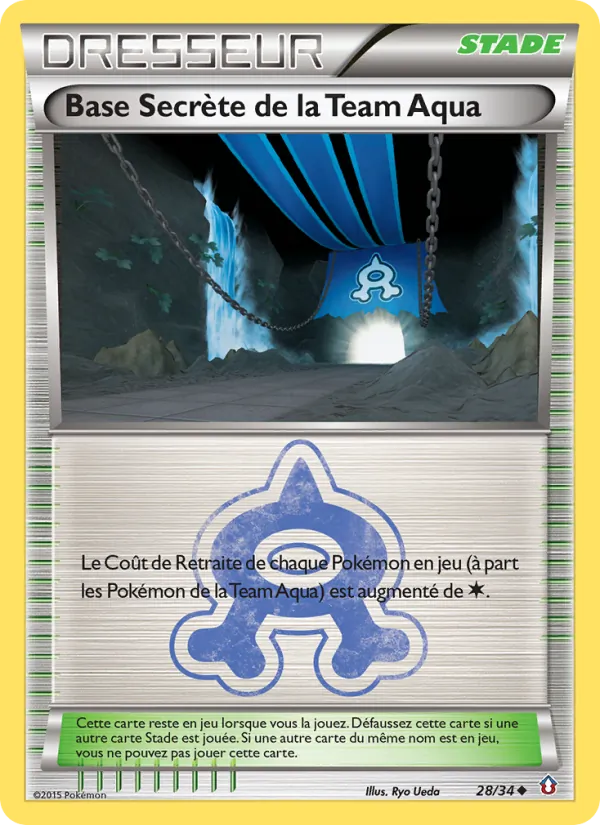Carte Base Secrète de la Team Aqua 28/34 – Double Danger