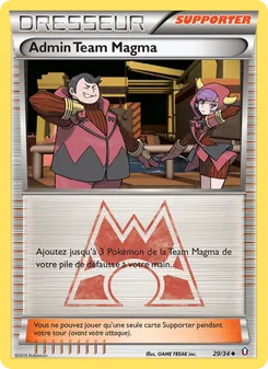 Carte Admin Team Magma 29/34 – Double Danger