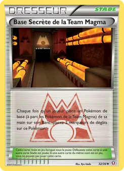 Carte Base Secrète de la Team Magma 32/34 – Double Danger