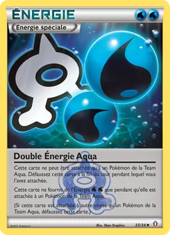 Carte Double Énergie Aqua 33/34 – Double Danger