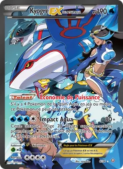 Carte Kyogre-EX de la Team Aqua 6/34 – Double Danger