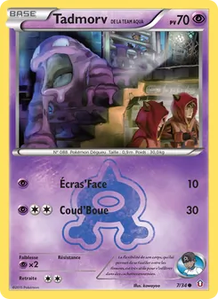 Carte Tadmorv de la Team Aqua 7/34 – Double Danger