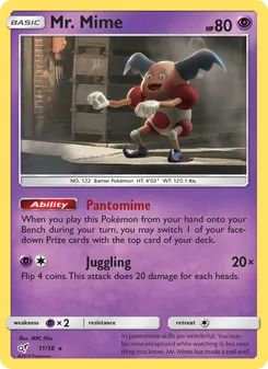 Carte M. Mime 11/18 – Détective Pikachu