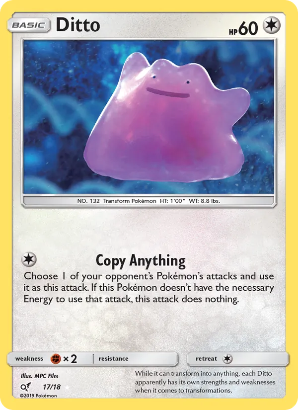 Carte Métamorph 17/18 – Détective Pikachu