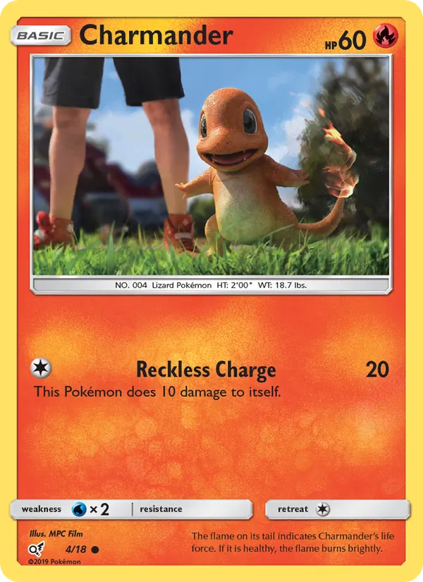 Carte Salamèche 4/18 – Détective Pikachu