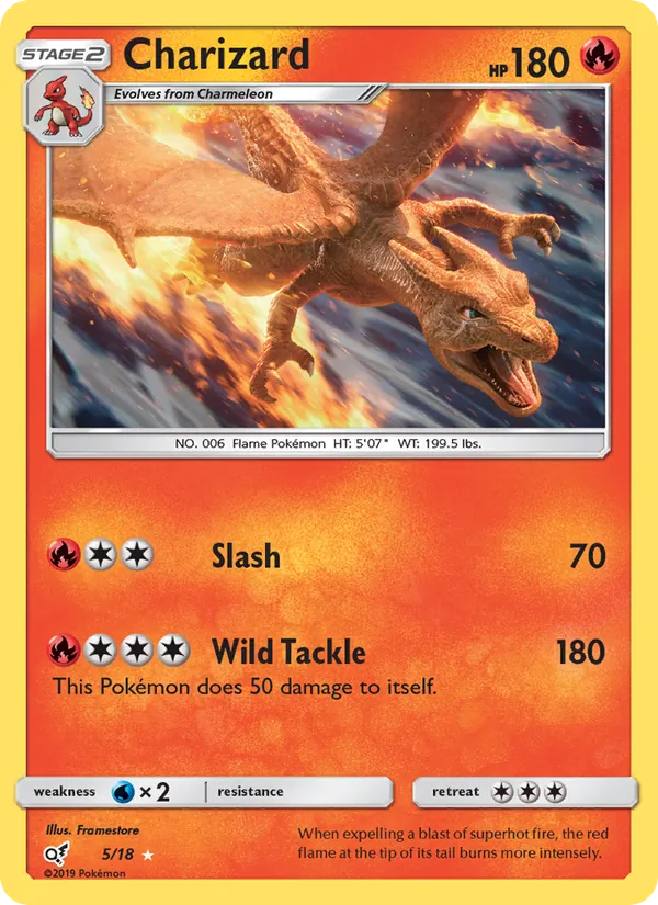 Carte Dracaufeu 5/18 – Détective Pikachu
