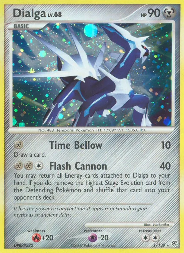 Carte Dialga 1/130 – Diamant & Perle