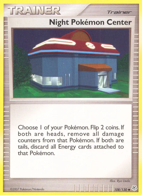 Carte Centre Pokémon de Nuit 108/130 – Diamant & Perle