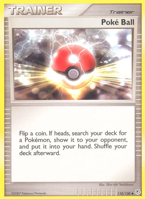 Carte Poké Ball 110/130 – Diamant & Perle