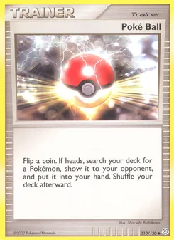 Carte Poké Ball 110/130 – Diamant & Perle