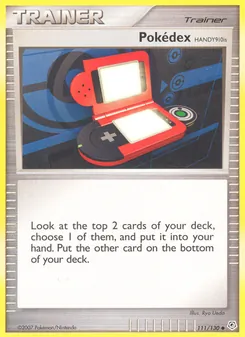 Carte Pokédex HANDY910is 111/130 – Diamant & Perle