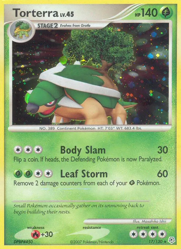Carte Torterra 17/130 – Diamant & Perle