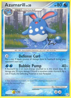 Carte Azumarill 18/130 – Diamant & Perle