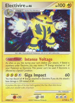Carte Élekable 3/130 – Diamant & Perle