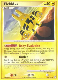 Carte Élekid 48/130 – Diamant & Perle