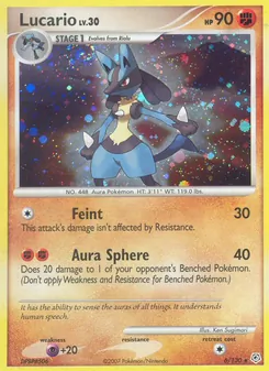 Carte Lucario 6/130 – Diamant & Perle