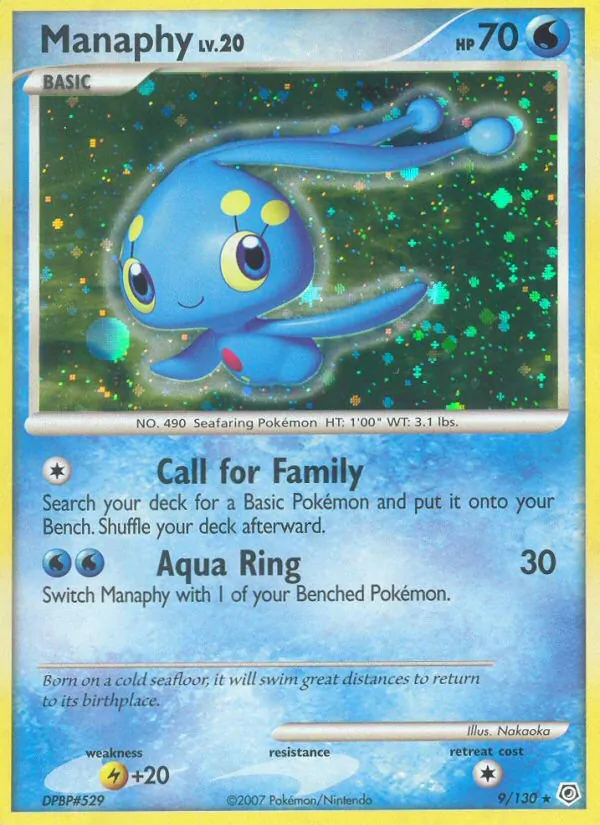 Carte Manaphy 9/130 – Diamant & Perle