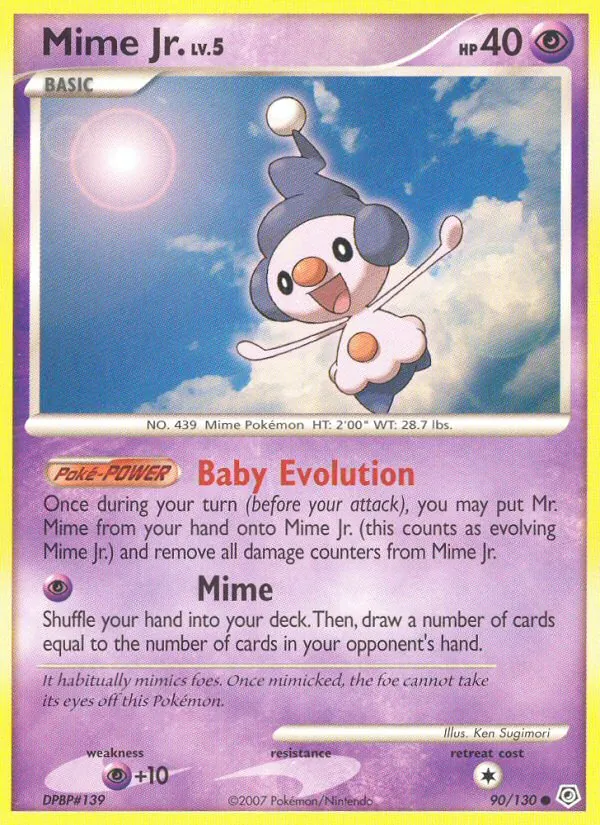 Carte Mime Jr. 90/130 – Diamant & Perle