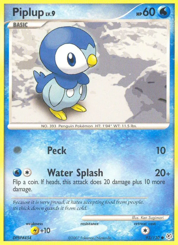Carte Tiplouf 93/130 – Diamant & Perle
