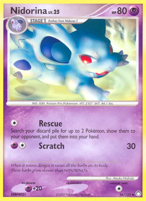 Carte Nidorina 56/123 – Trésors Mystérieux
