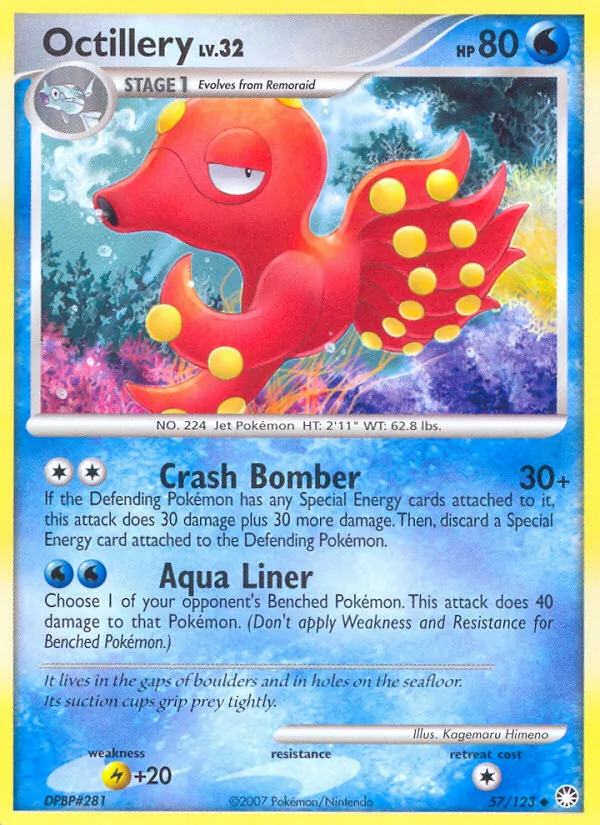 Carte Octillery 57/123 – Trésors Mystérieux