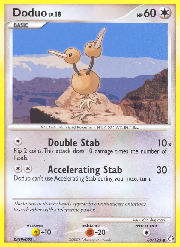 Carte Doduo 80/123 – Trésors Mystérieux