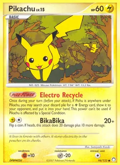 Carte Pikachu 94/123 – Trésors Mystérieux