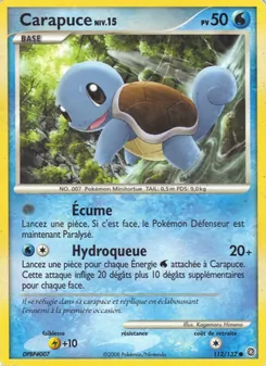 Carte Carapuce 112/132 – Merveilles Secrètes