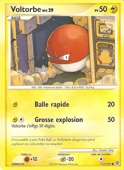 Carte Voltorbe 117/132 – Merveilles Secrètes