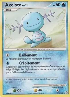 Carte Axoloto 118/132 – Merveilles Secrètes