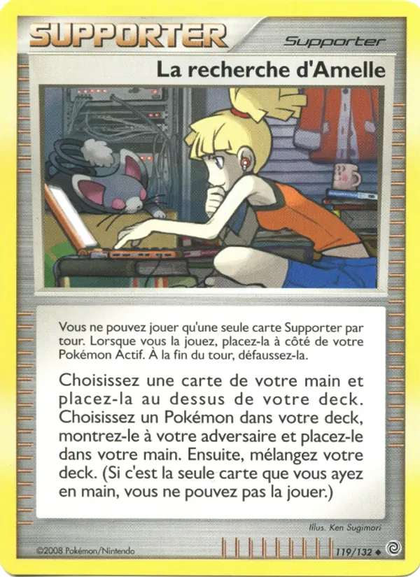 Carte La recherche d'Amelle 119/132 – Merveilles Secrètes