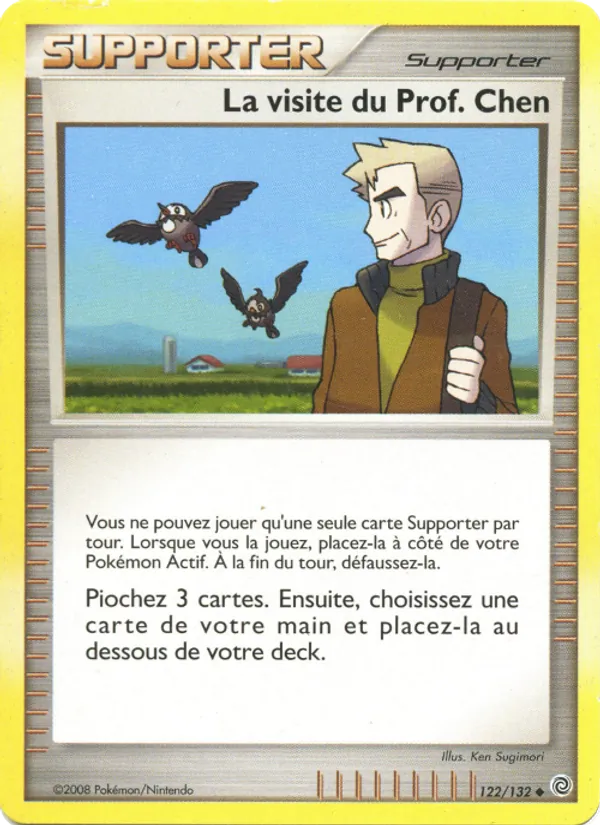 Carte La visite du Prof. Chen 122/132 – Merveilles Secrètes